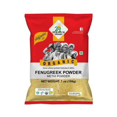 24 Mantra Organic Fenugreek (Methi) Powder 200gm