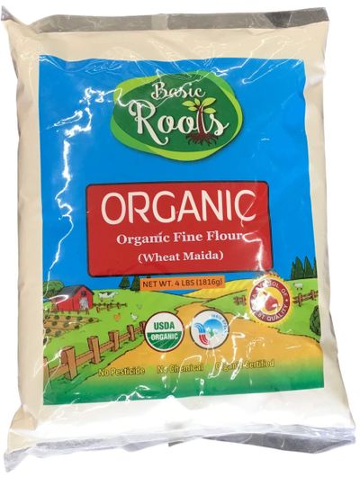 Basic Roots Organic All Purpose Flour Maida 4LB