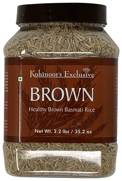 Kohinoor Brown Basmati Rice Jar