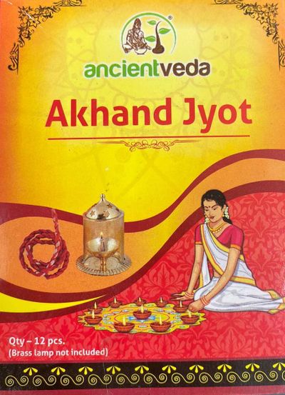 Ancient Veda Akhand Jyot Jyoti 12 Pieces