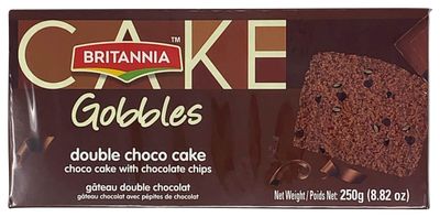 Britannia Double Chocolate Cake Sliced