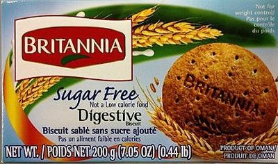 Britannia Sugar Free Digestive Biscuits 200gm