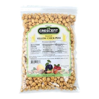 Crescent Roasted Yellow Chick Peas Chickpeas 12oz