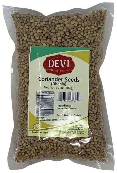 Devi Coriander Seeds 200gm