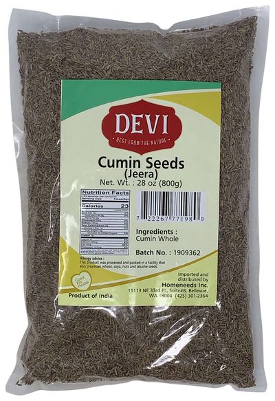 Devi Cumin Seeds (Jeera) 800gm