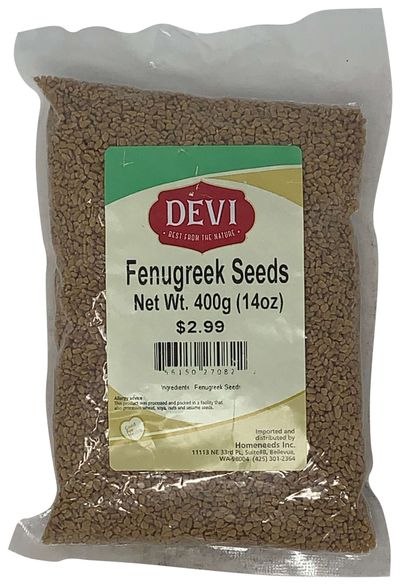 Devi Fenugreek (Methi) Seeds 400gm