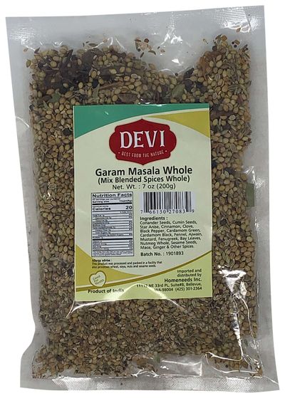 Devi Garam Masala Whole 200gm