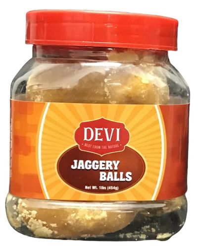 Devi Jaggery Balls Jar 1LB