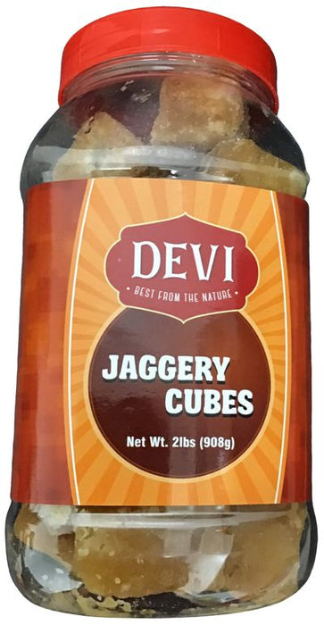 Devi Jaggery Cubes Jar 2LB