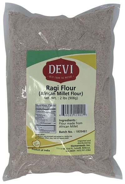 Devi Ragi Finger Millet Flour 2LB