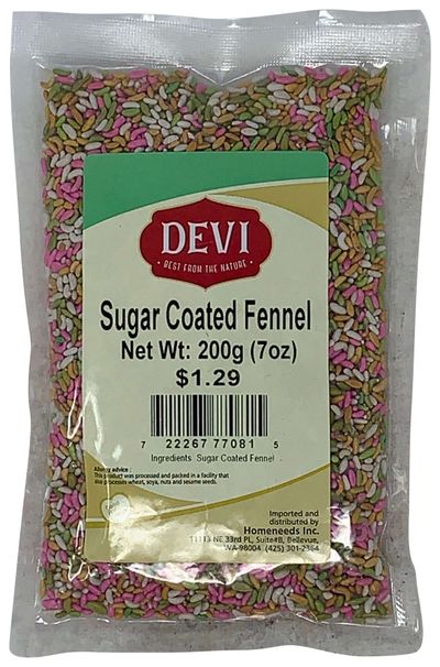 Devi Sugar Coated Fennel Candy 200gm