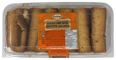 Golden Eggless Cake Rusk 650gm