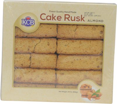 KCB Cake Rusk Almond 652gm