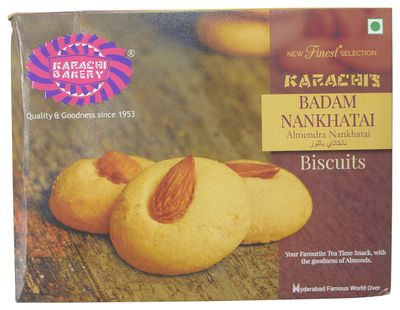 Karachi's Bakery Badam (Almond) Nankhatai Biscuits 250gm