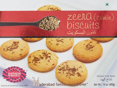 Karachi's Bakery Zeera (Cumin) Biscuits 400gm