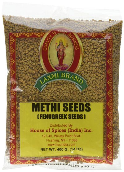 Laxmi Fenugreek (Methi) Seeds 400gm