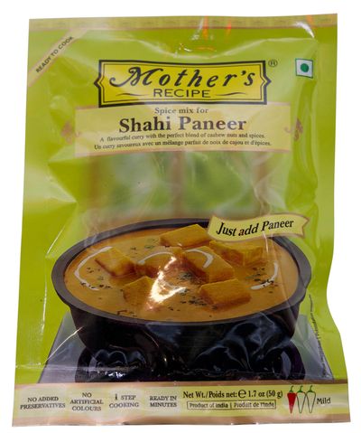 Mother's Recipe Shahi Paneer Masala Spice Mix 80gm