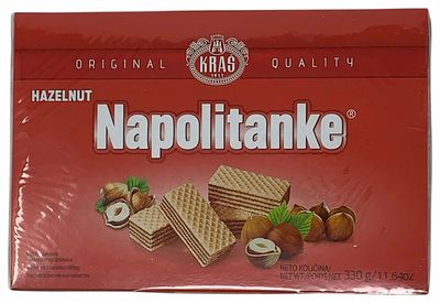 Napolitanke Hazelnut Wafers Cookies 330gm