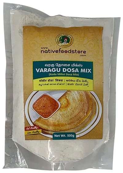 NativeFoodStore Varagu Dosa Mix 500gm