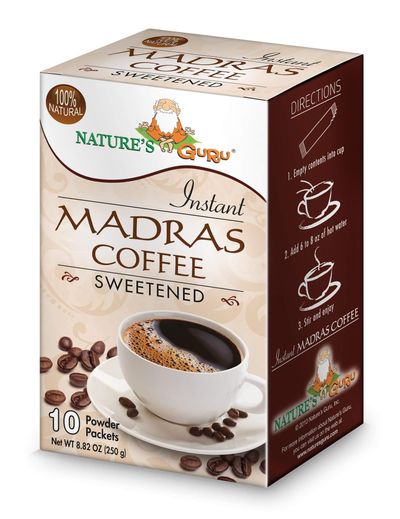 Nature's Guru Instant Madras Coffee Sweetened