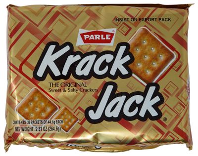 Parle Krack Jack Biscuits (6 Pack of 44.1gm Each)