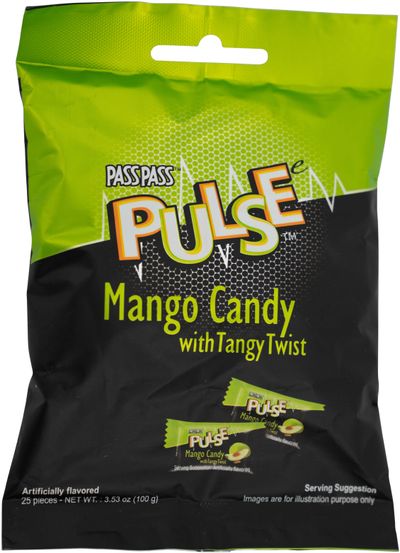 Passpass Pulse Mango Candy 100gm