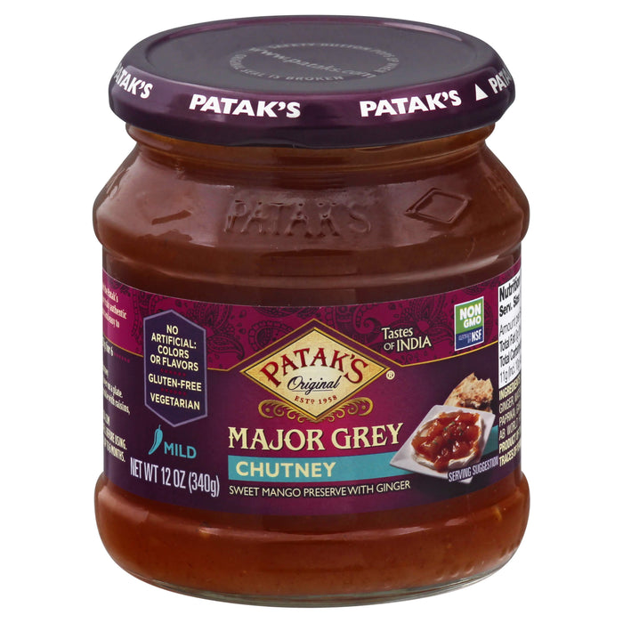 Pataks Chutney, Major Grey, Mild 12 oz (340 g)