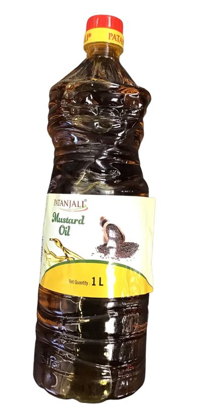 Patanjali Kachi Ghani Mustard Oil 1 Liter