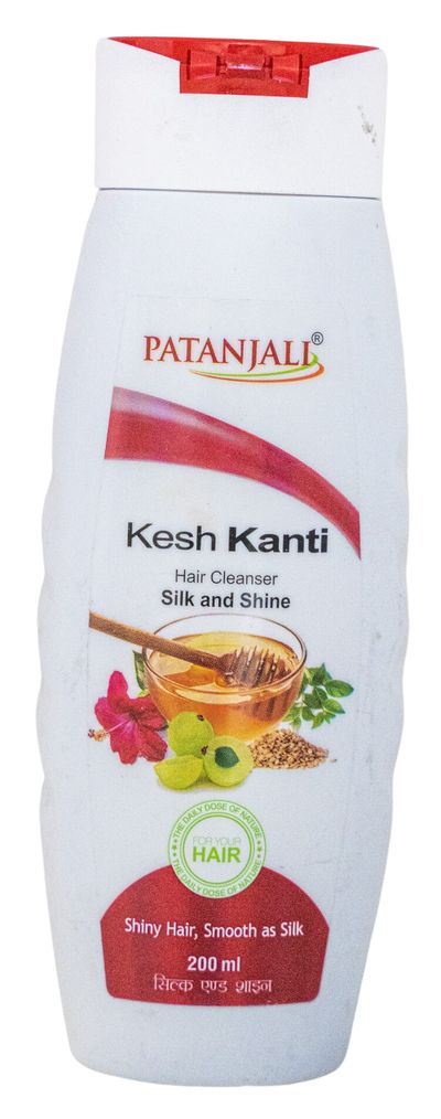 Patanjali Kesh Kanti Silk & Shine Hair Cleanser Shampoo 200ml