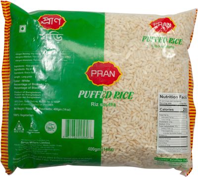 Pran Puffed Rice (Kurmura/Mamra/Murmura) 400gm