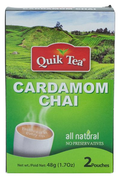 Quik Tea Cardamom Chai (2 Pouches) 48gm