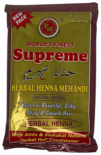 Supreme Herbal Henna Mehandi Natural Brown 150gm