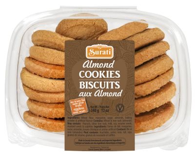 Surati Almond Cookies Biscuits 340gm