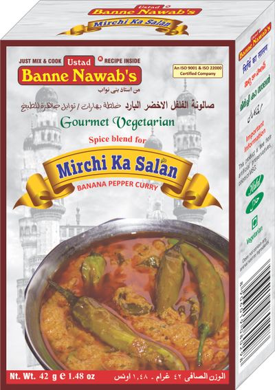 Ustad Banne Nawab's Mirchi Ka Salan Masala Spice Mix 42gm